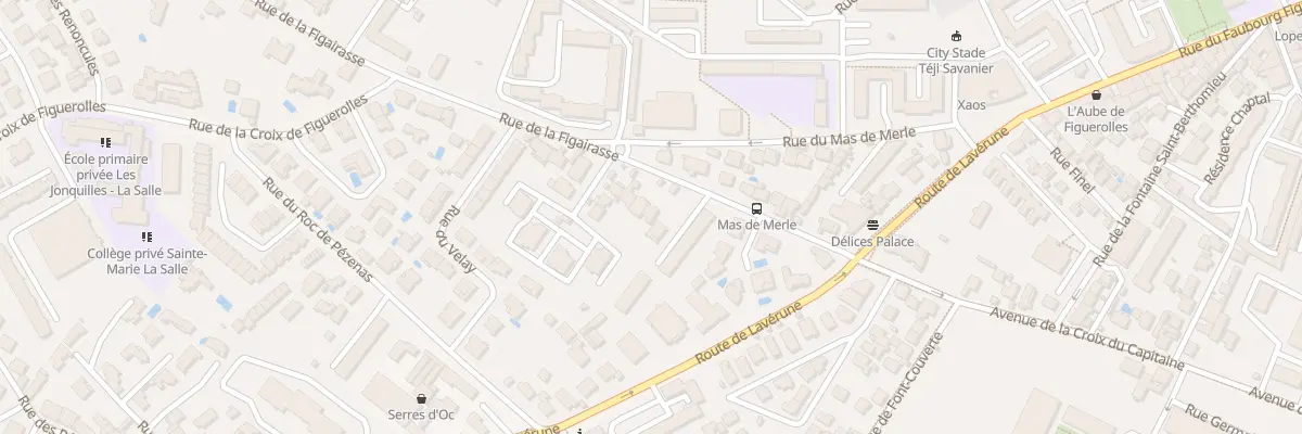 Plan du 66 Rue de la Figairasse à Montpellier