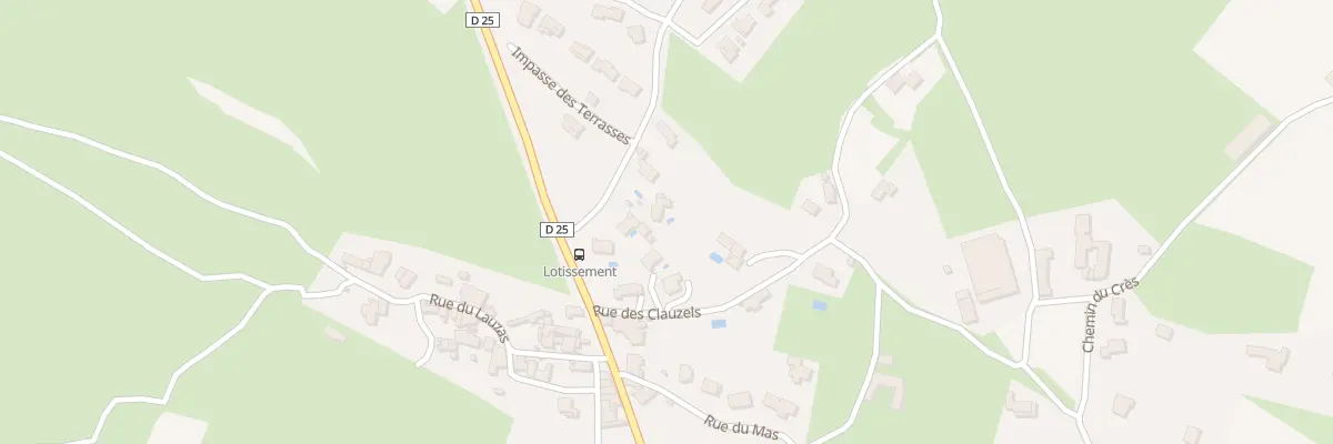 Plan du 5459 Che de Fissoli à Pompignan
