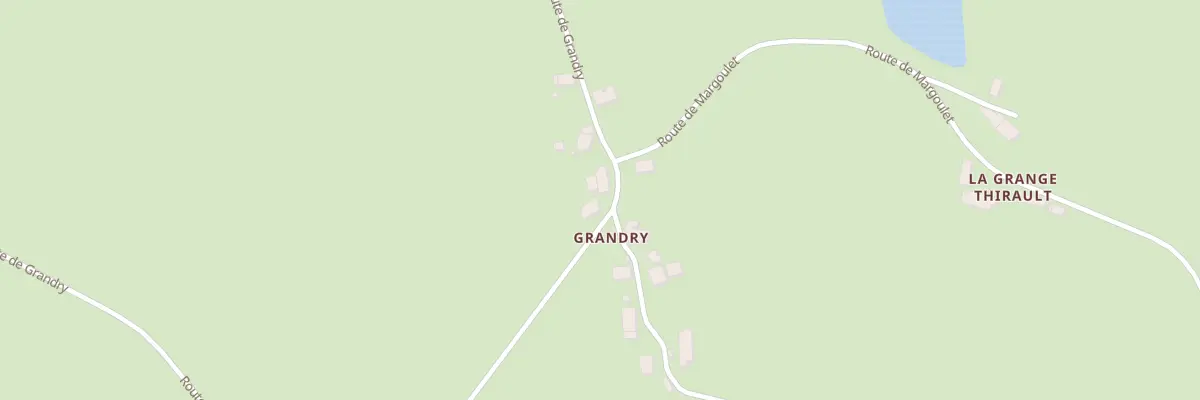Plan du 1736 Rte de Grandy à Sermages