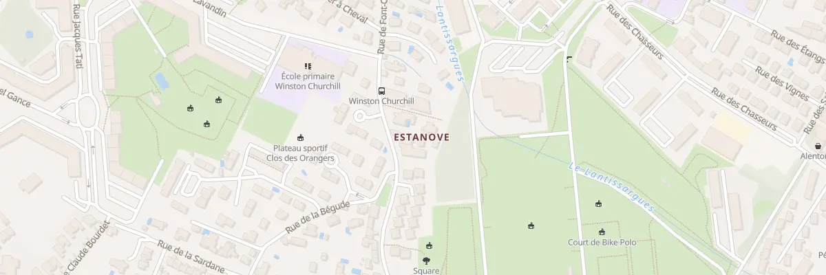Plan du 683 Rue de Font-Couverte à Montpellier