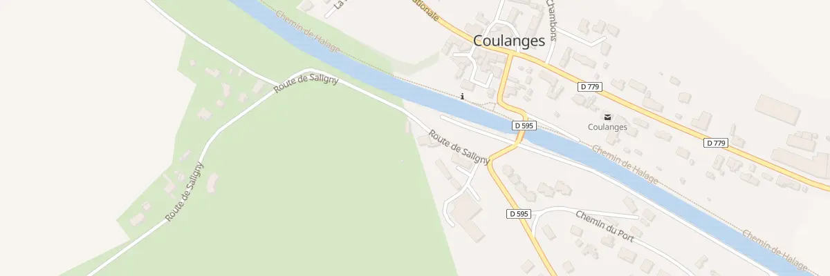 Plan du 1 La Commanderie à Coulanges