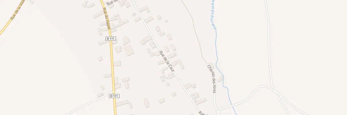 Plan du 13 Rue de la Cour à Chennegy