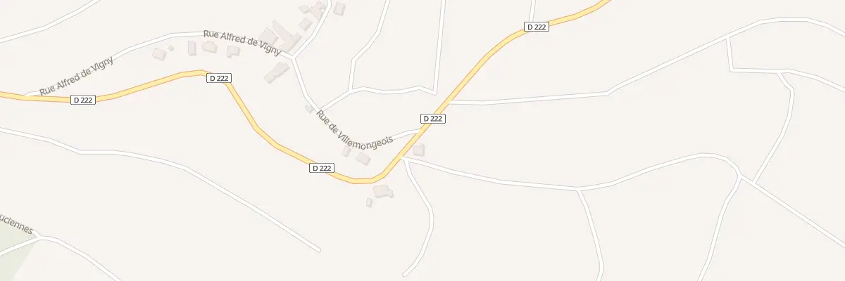 Plan du 1 Rte Départementale 222 à Boursault