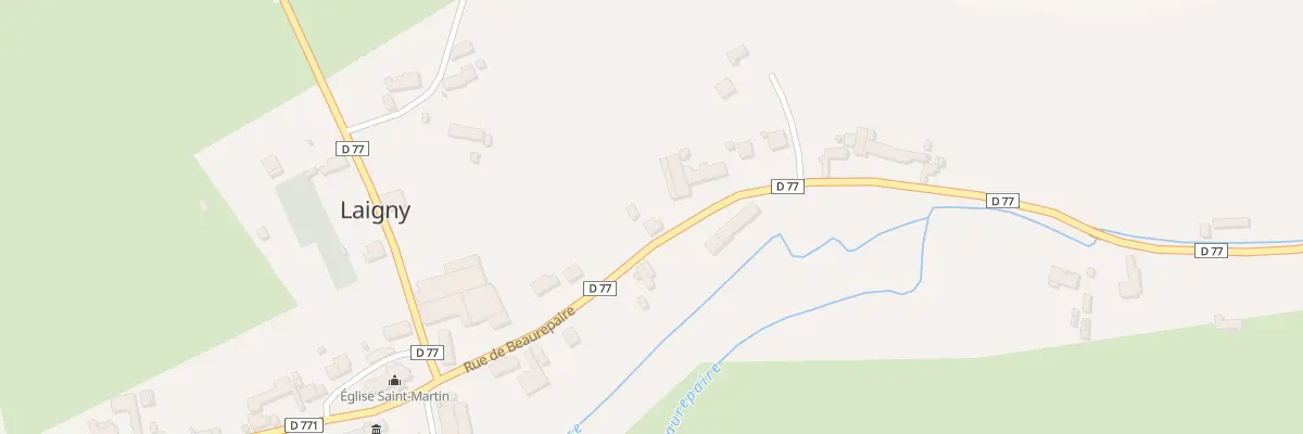 Plan du 5 Rue de Beaurepaire à Laigny