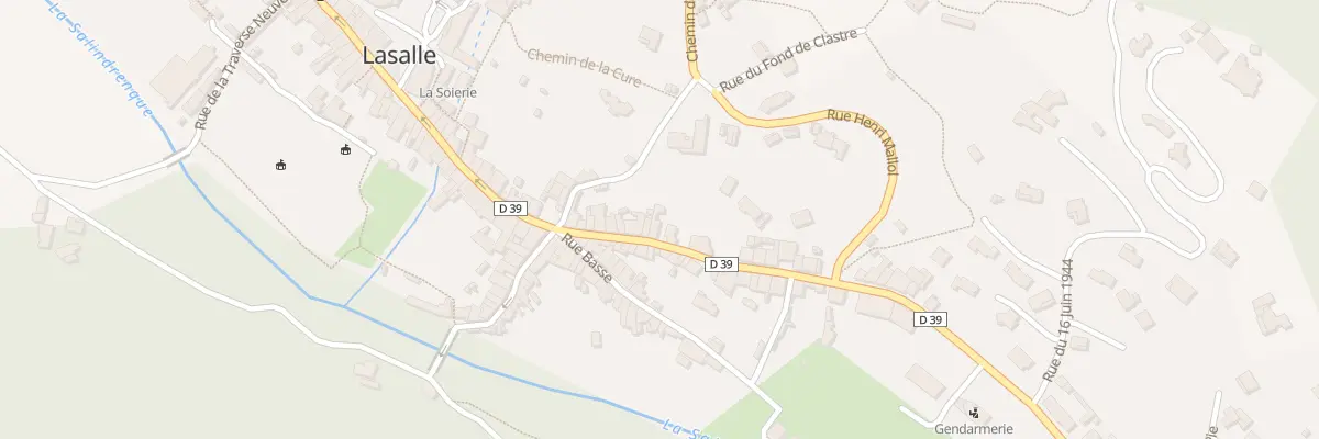 Plan du 40 Rue de la Baraque à Lasalle