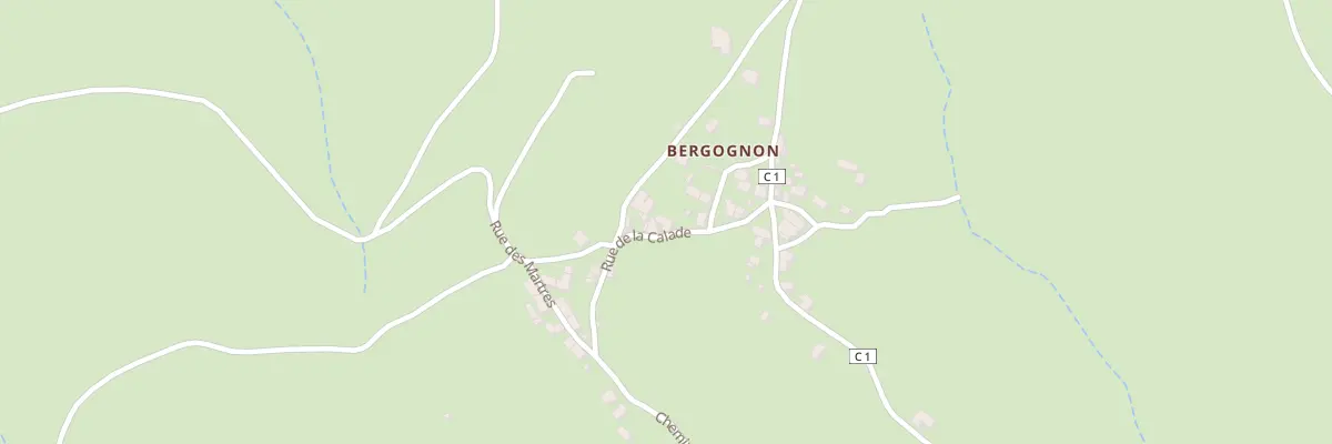 Plan du 5420 Bergognon à Altier