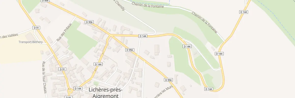 Plan du 7B Rte de Noyers à Lichères-près-Aigremont