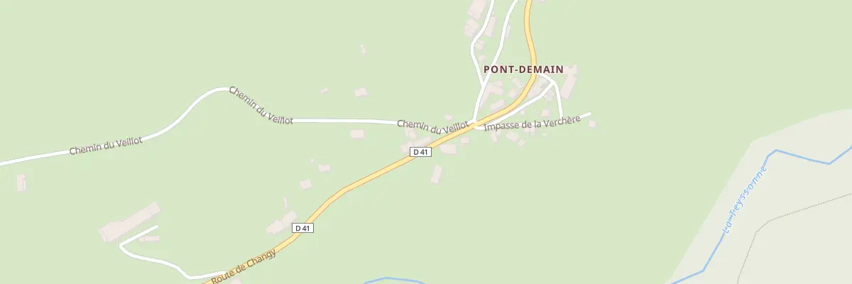 Plan du 1395 Rte de Changy à Saint-Bonnet-des-Quarts