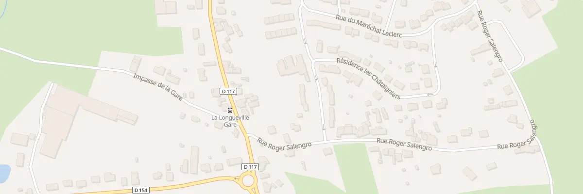 Plan du 5 Res les Chataigniers Rue Roger à La Longueville