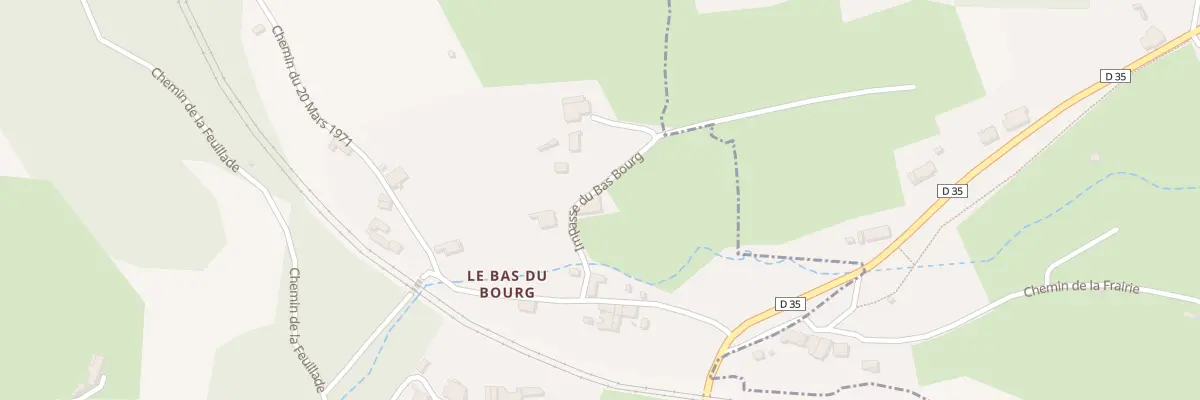 Plan du 194 Imp du Bas Bourg au Crozet