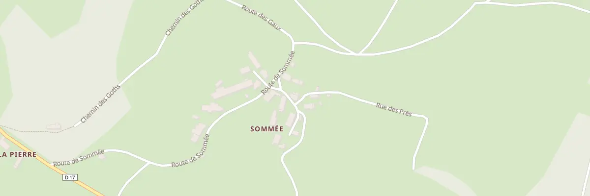 Plan du 82 Sommee à Lormes