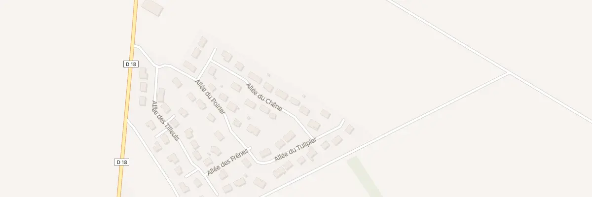 Plan du 17 All du Chene à Étoges