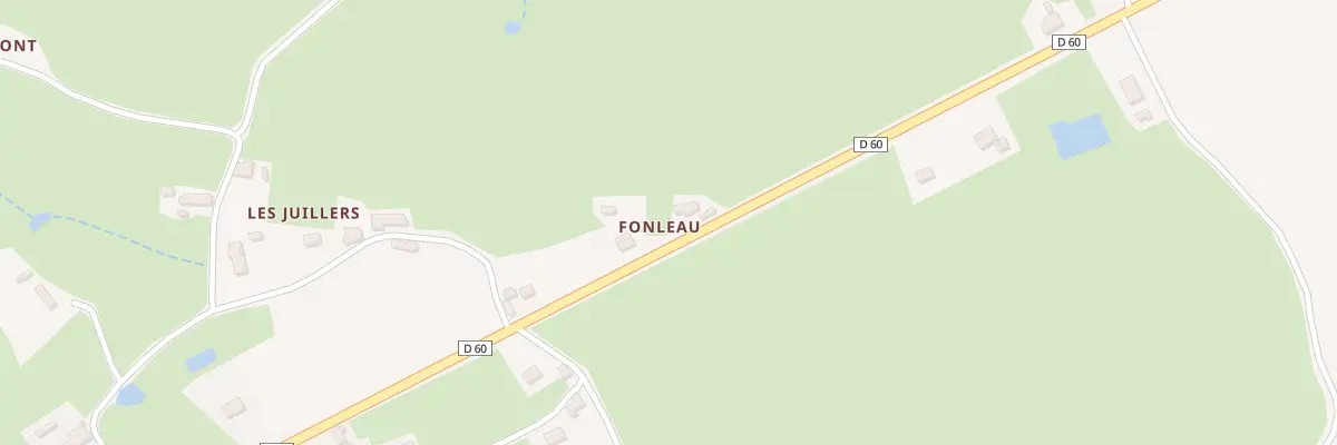Plan du 1 Fonleau à Chalmoux