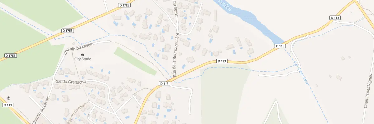 Plan du 1428 La Roumanissiere au Triadou