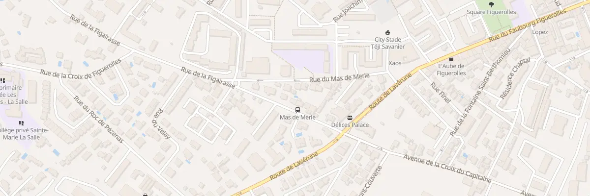 Plan du 47 Rue de la Figairasse à Montpellier