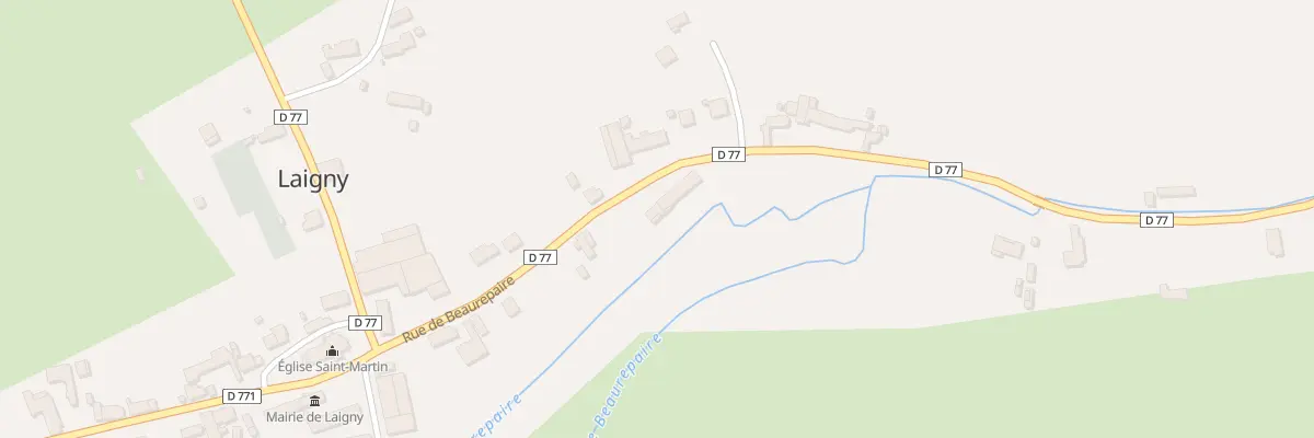 Plan du 8 Rue de Beaurepaire à Laigny