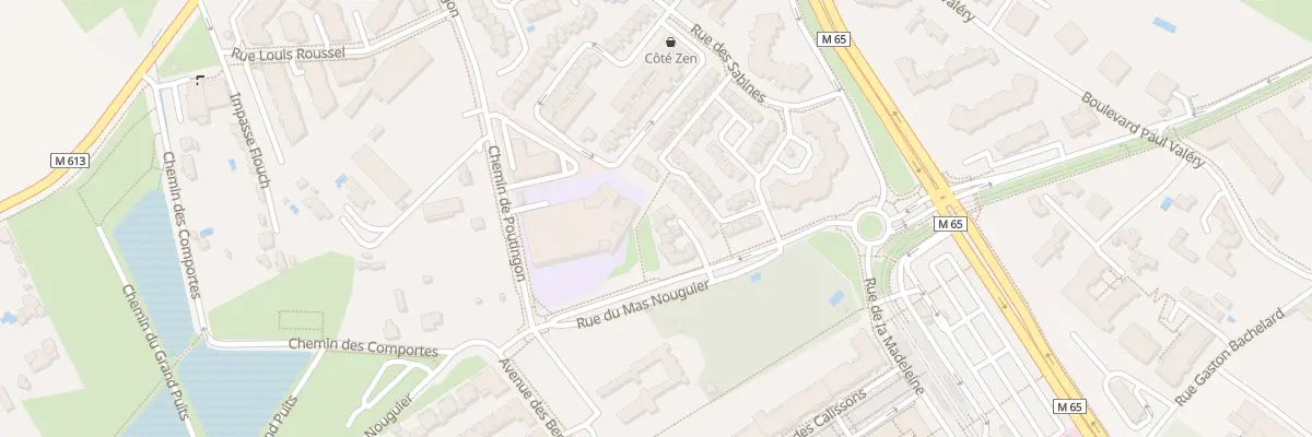 Plan du 111 Rue Jules Mazarin à Montpellier