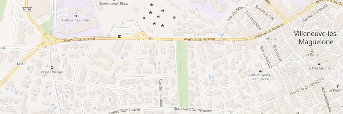 Plan du 285C Av de Mireval à Villeneuve-lès-Maguelone