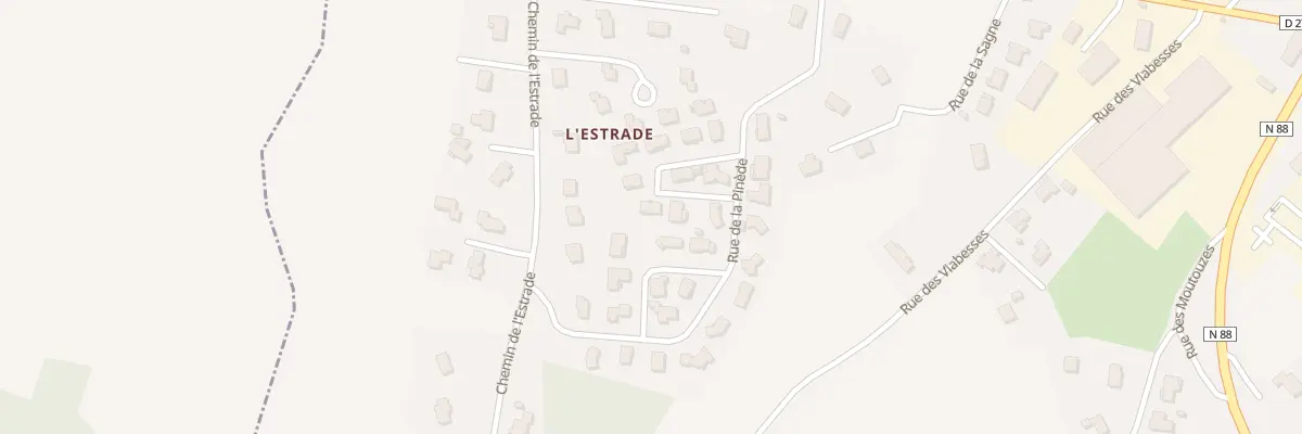 Plan du 9020 Rue de la Pinéde à Cussac-sur-Loire