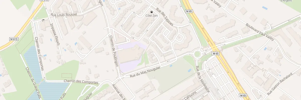 Plan du 117 Rue Jules Mazarin à Montpellier