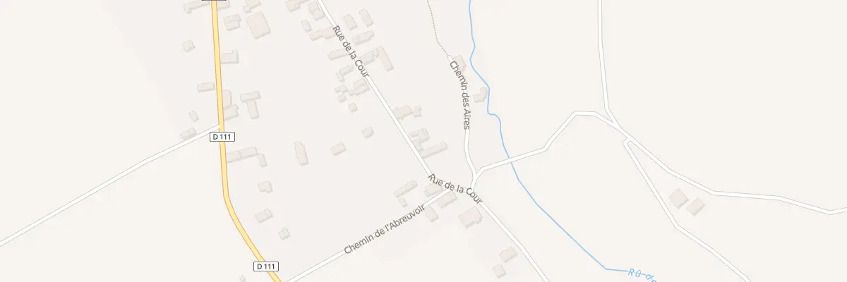Plan du 21 Rue de la Cour à Chennegy