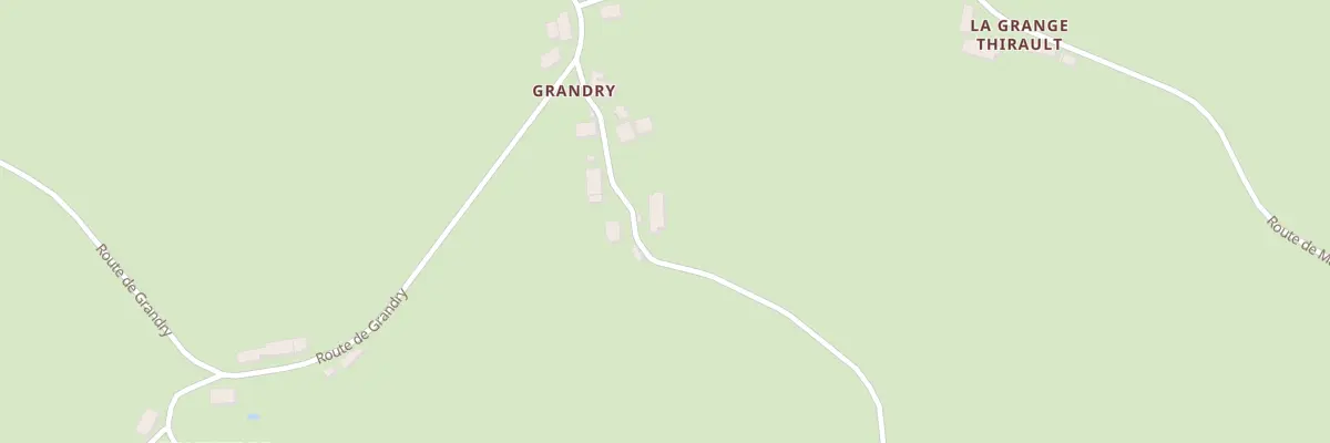 Plan du 117 Che du Crot à Sermages