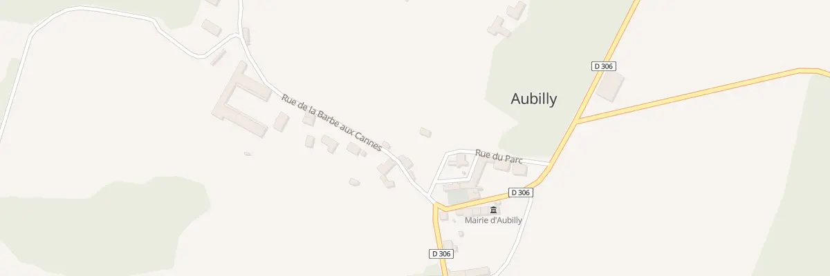 Plan du 1 Rue du Parc à Aubilly