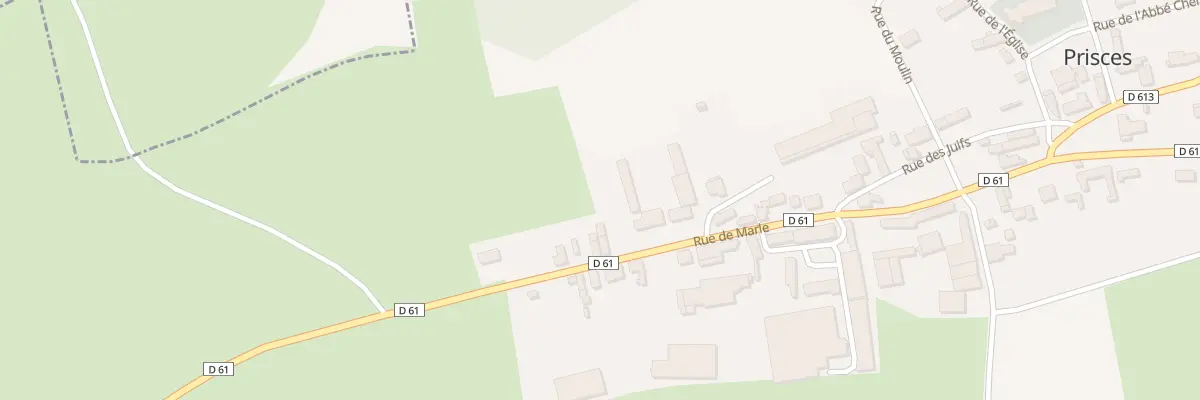 Plan du 24 Rue de Marle à Prisces