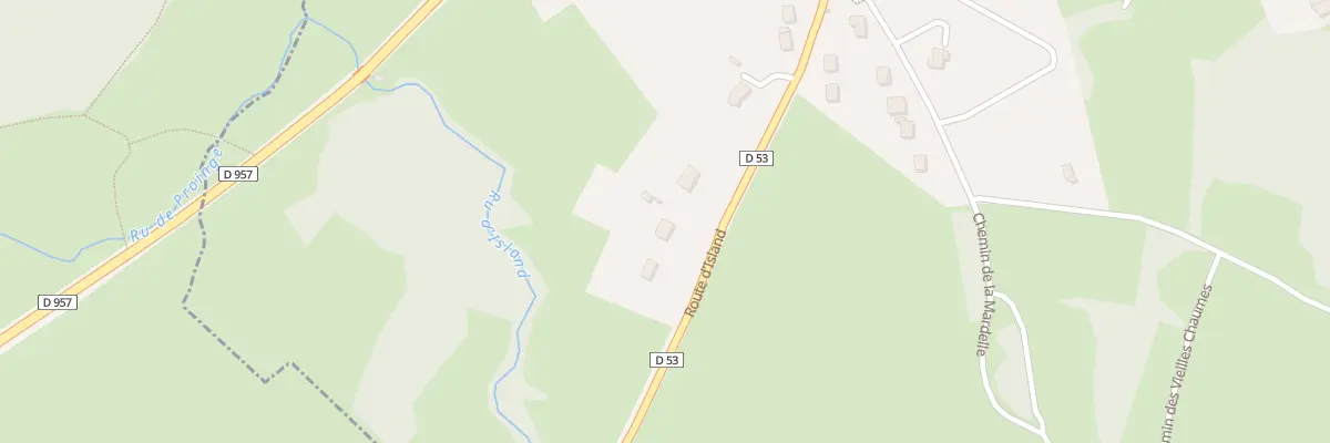 Plan du 22 Rte d’Island à Pontaubert