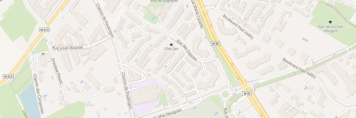 Plan du 34 Rue Tatius à Montpellier