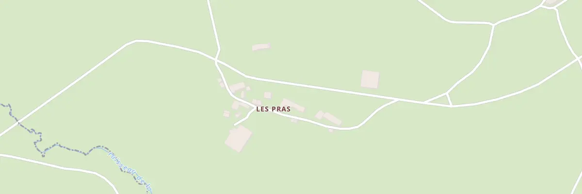 Plan du 6 Les Pras à Cherier