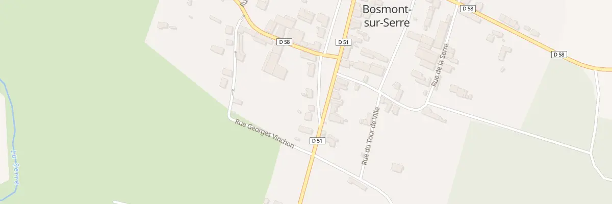 Plan du 8 Rue Humbert de la Tour du Pin à Bosmont-sur-Serre