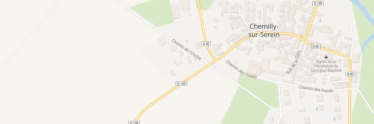 Plan du 3 Rue de l’Ouche à Chemilly-sur-Serein