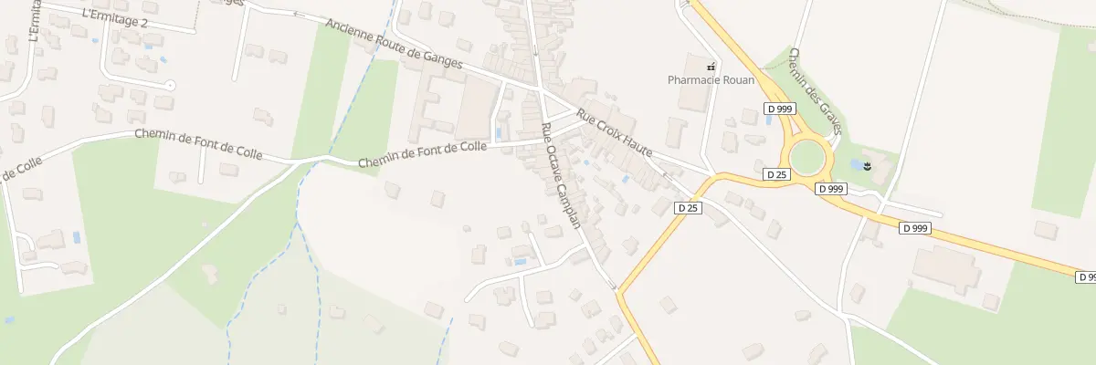 Plan du 85 Rue Octave Camplan à Saint-Hippolyte-du-Fort
