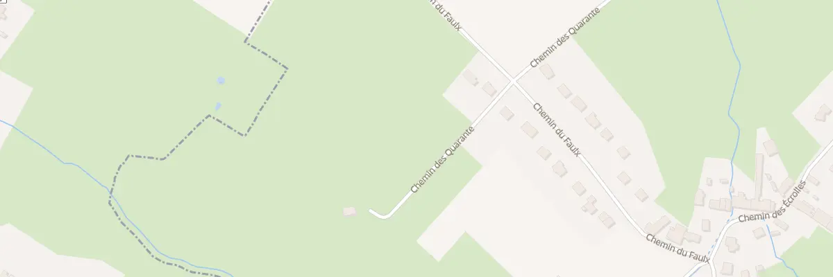 Plan du 17 Che du Faulx à Vieux-Mesnil