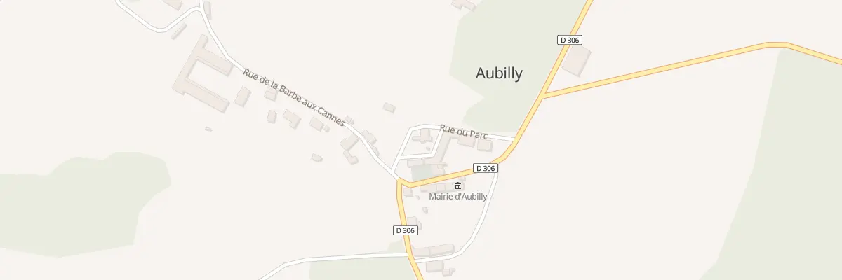 Plan du 1 Rue du Chateau à Aubilly