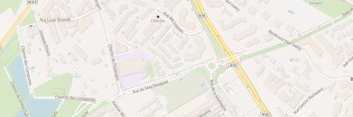 Plan du 185 Rue Tatius à Montpellier