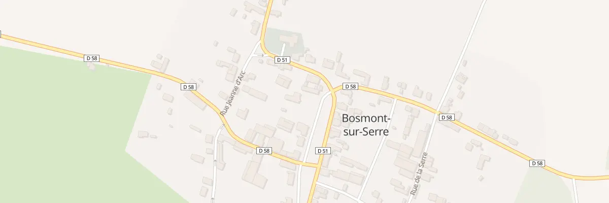 Plan du 4 Rue de la Place Albert Delame à Bosmont-sur-Serre