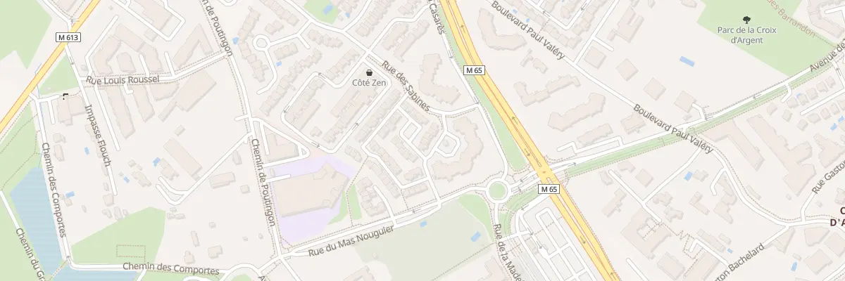 Plan du 241 Rue Tatius à Montpellier