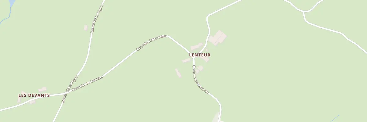 Plan du 12 Che de Lenteur à Ternant