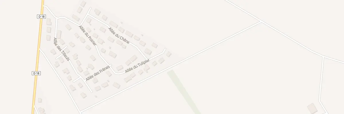 Plan du 14 All du Tulipier à Étoges