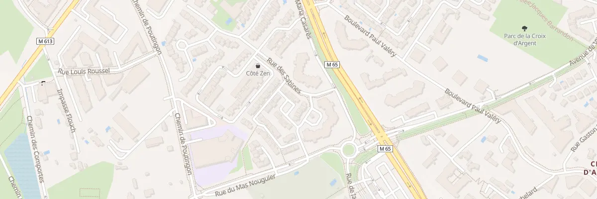 Plan du 40 Pl Hersilie à Montpellier