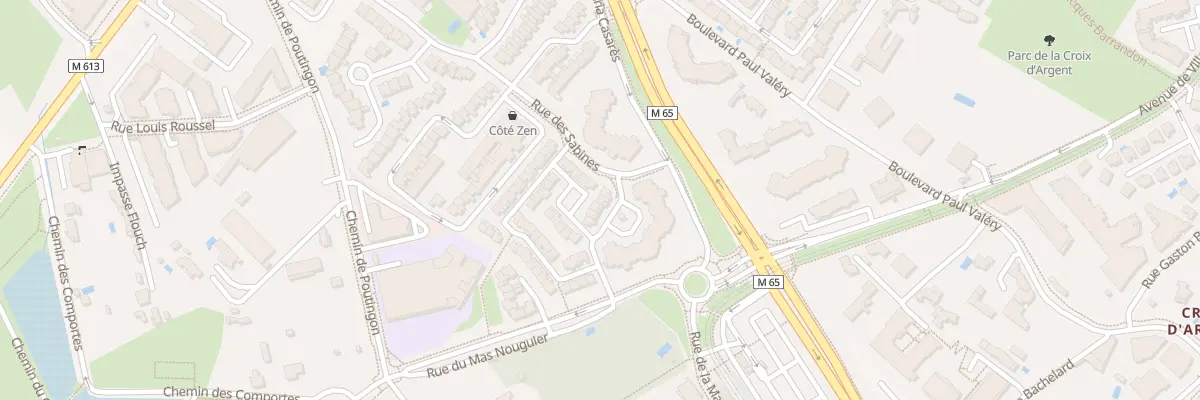 Plan du 257 Rue Tatius à Montpellier