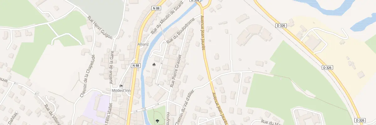 Plan du 20 Rue Pierre Grasset à Langogne