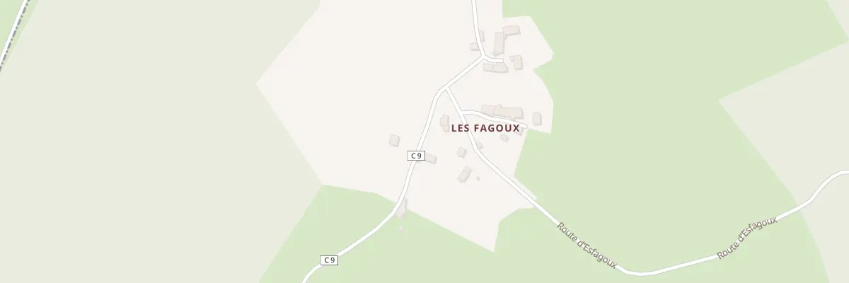 Plan du 5405 Esfagoux à Luc