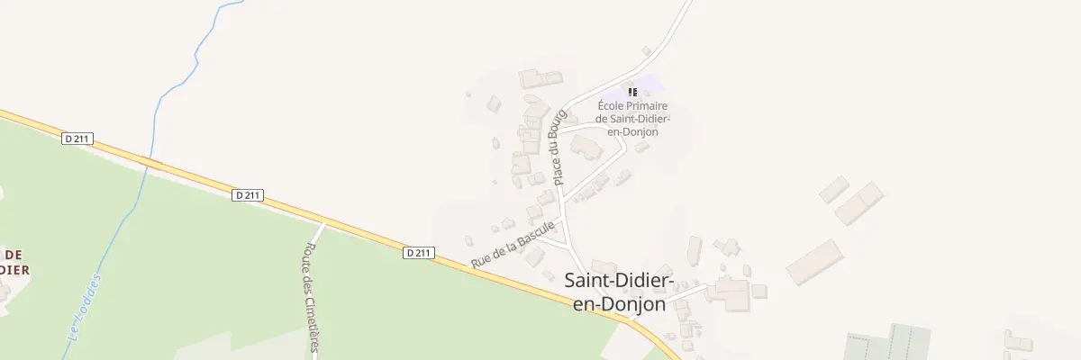 Plan du 5014 Le Bourg à Saint-Didier-en-Donjon