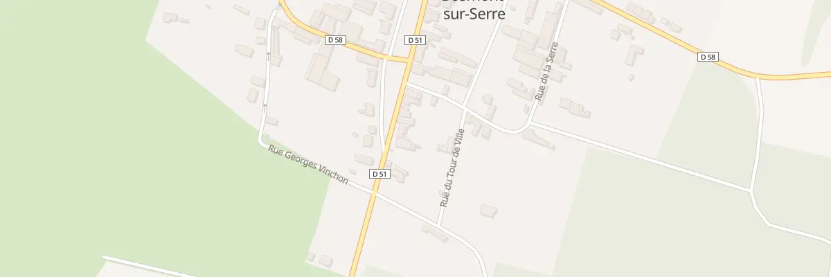 Plan du 7 Rue Humbert de la Tour du Pin à Bosmont-sur-Serre