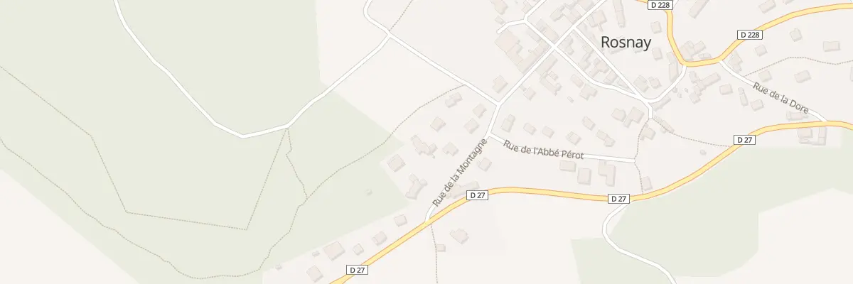 Plan du 24 Rue de la Montagne à Rosnay