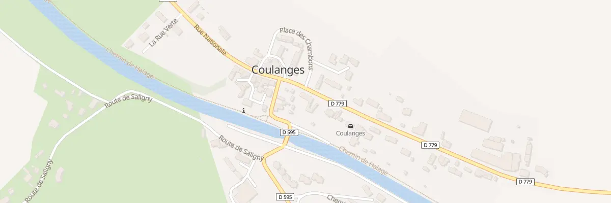 Plan du 33 Rue Nationale à Coulanges