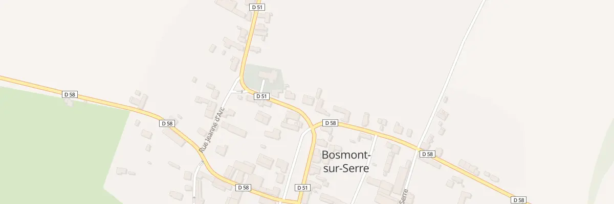 Plan du 2 Rue de l’Eglise à Bosmont-sur-Serre